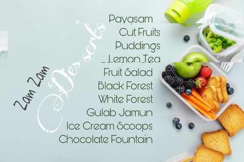 Zam Zam Catering desserts